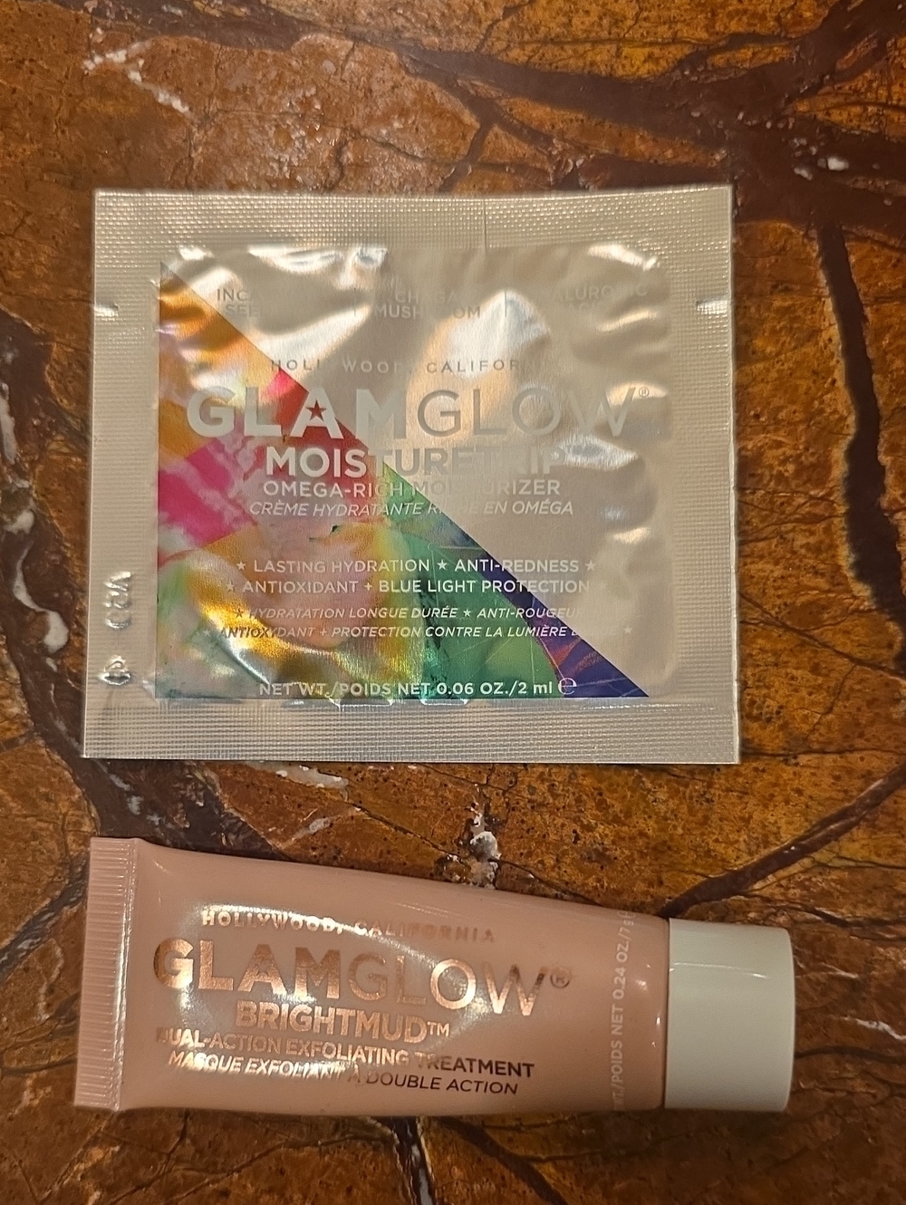 GLAMGLOW Brightmud Dual-Action Exfoliating Small Sample